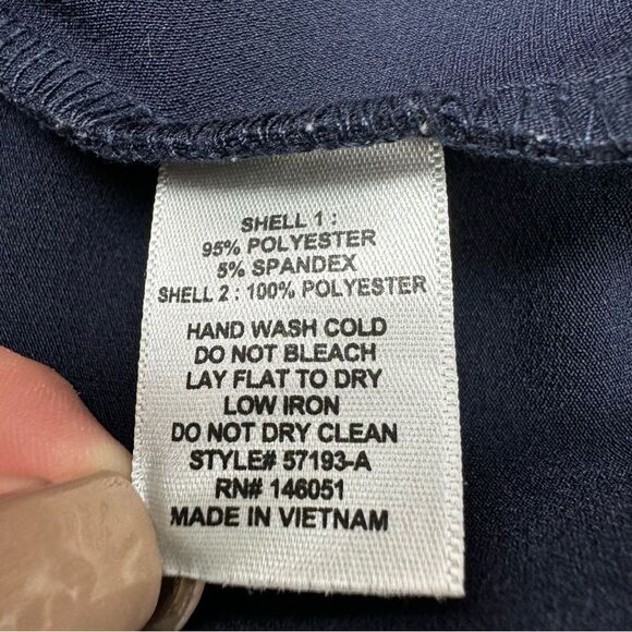 Monteau Sleeveless Navy Blue Fit n Flare Mini Dress Size Small - Picture 6 of 11